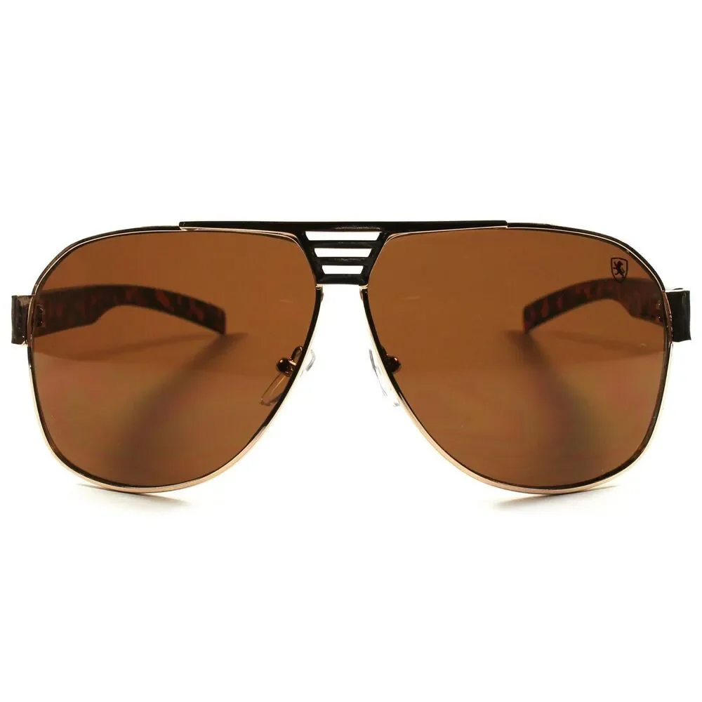 Classic Air Force Style Designer Tortoise Gold Frames Mens Womens Sunglasses C54